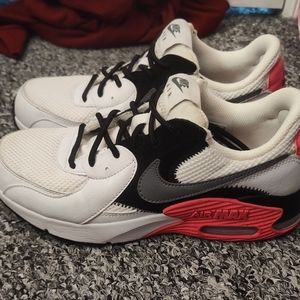 Women's Nike Air Max shoes white / black / pink size 8.5